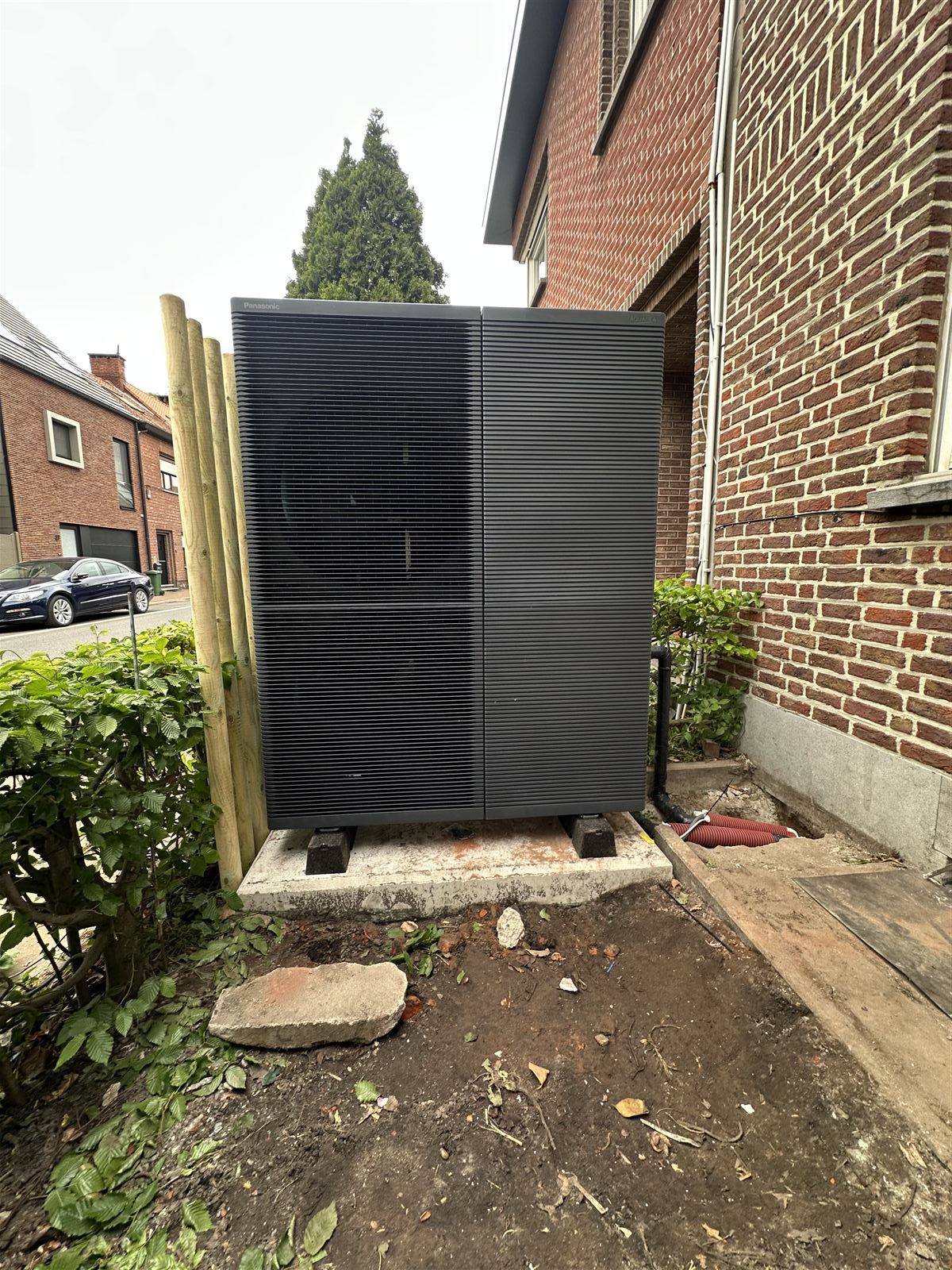 Panasonic Aquarea warmtepomp-installatie